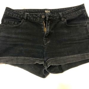 BDG Alexa shorts black denim size 30